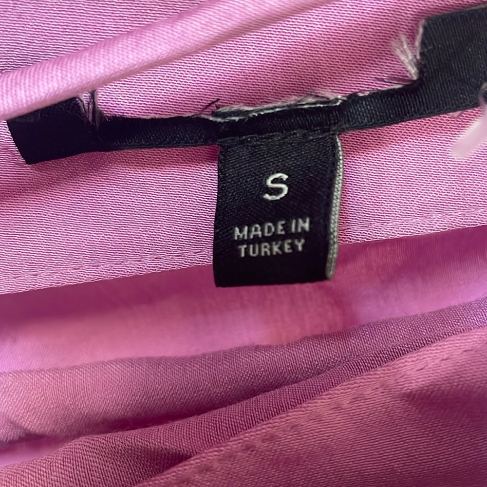Banana Republic Jessie satin midi Slip dress Small NWOT sexy Classy Pink dress - Picture 8 of 9